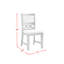 Chaise d'appoint Relyea en gris foncé