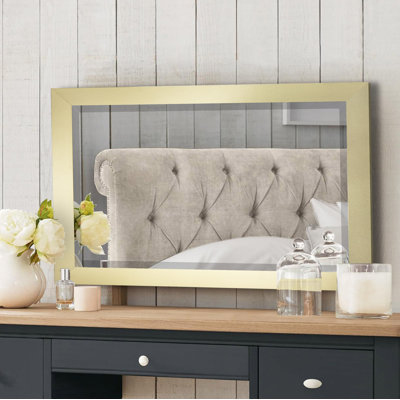 Nia Engineered Wood Flat Wall Mirror