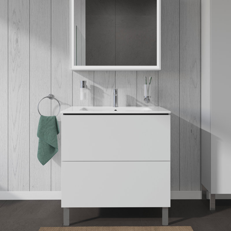 Base de meuble-lavabo simple 32,25 po Duravit, Noyer naturel