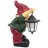 Edison with the Lighted Lantern Gnome Statue