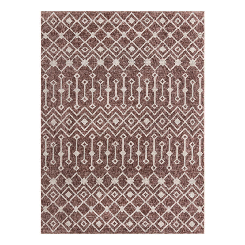Barnkine Geometric Indoor Rug, Rectangle 7'10" x 10'