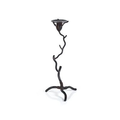 Twig Design Wrought Iron Candleholder