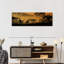 Silhouette d'animaux d'Afrique sur toile-950961853