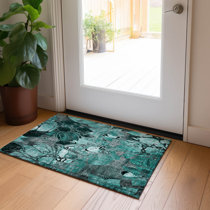 Black Snowflake Indoor Doormat Floormat Non Slip Door Rug Washable Floor  Mats for Christmas Winter Home Kitchen Bedroom Decor