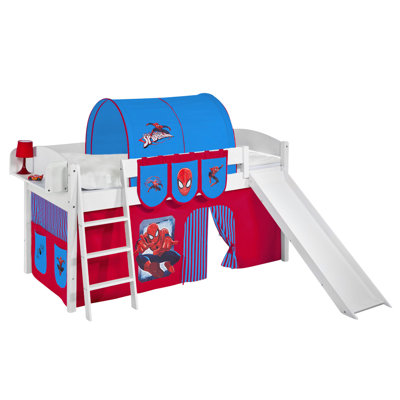 Spiderman European Single (90 X 200 Cm) Loft Bed Bed Frame
