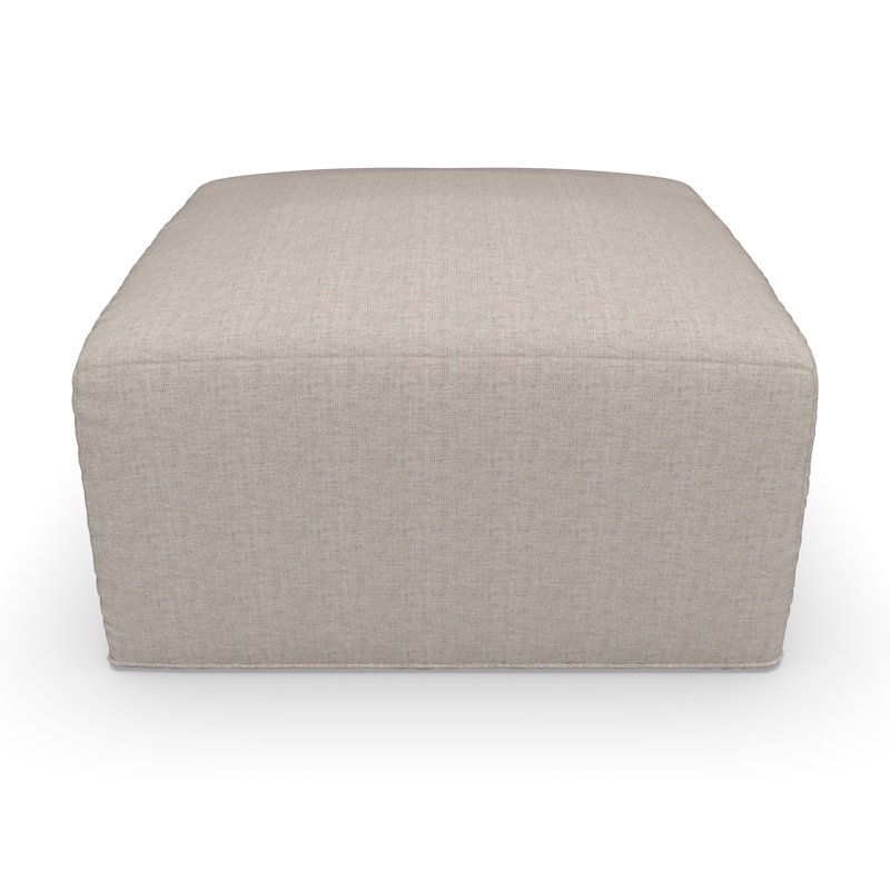 Repose-pieds de patio Praia Sunbrella®, Tissu argenté Sunbrella