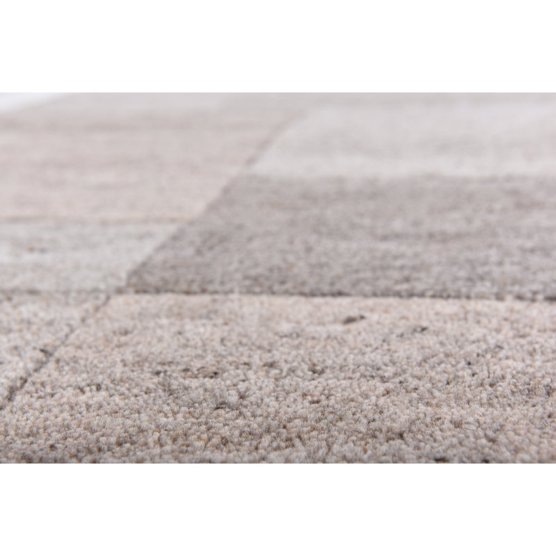 Dalas Hand Knotted Wool Rosa/Braun Indoor Rug, Rectangle 70 x 140cm