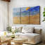 «Whea Sheaves And Rising Moon» sur toile-1278739243