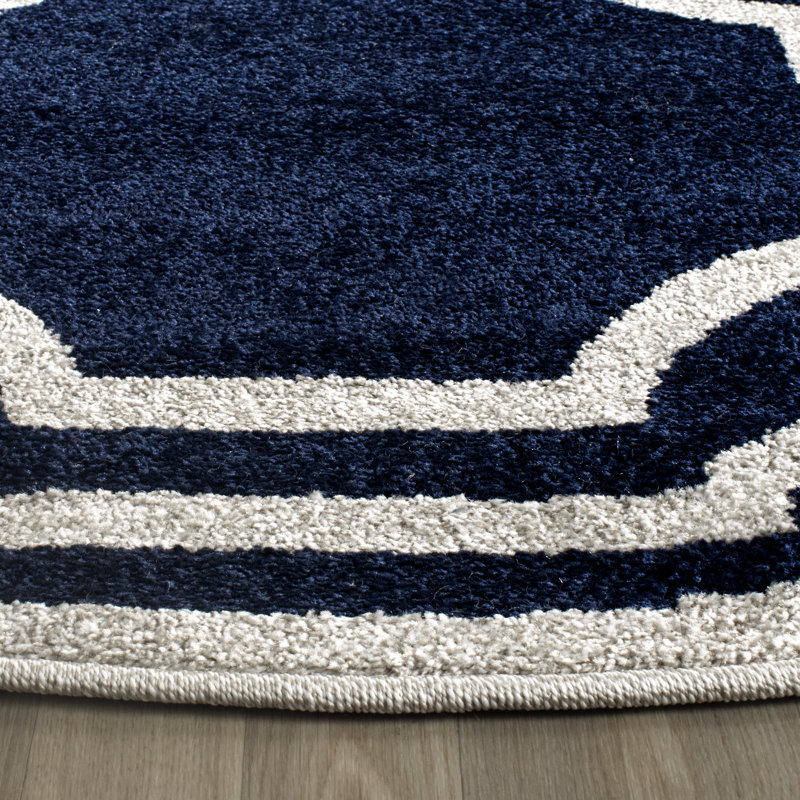 Amherst Performance Geometric Rug, Round 5'