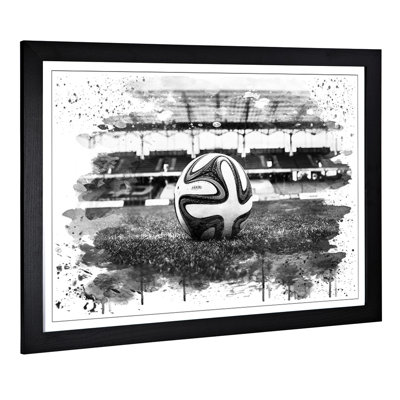 Football Pitch Ball - Wall Art