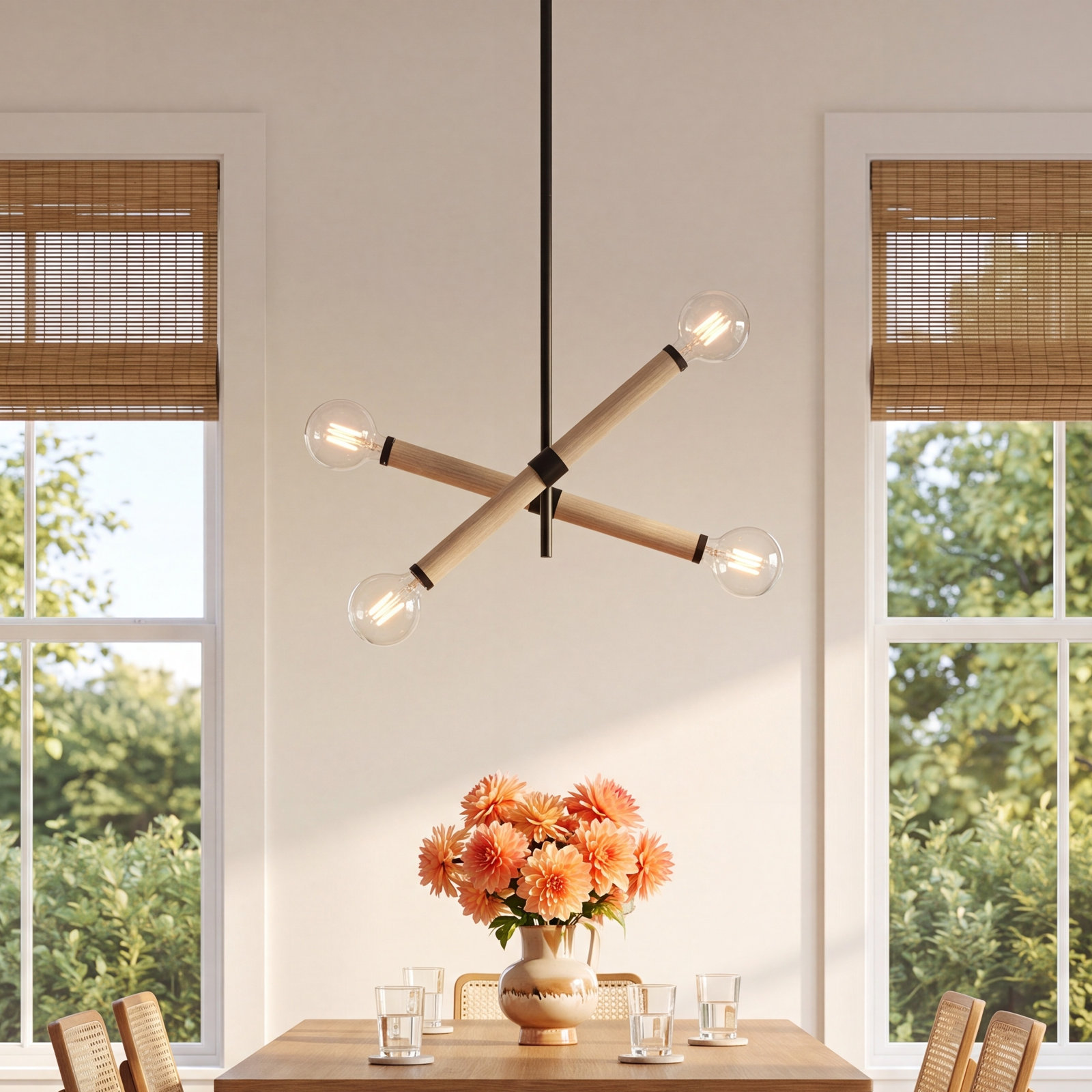 Sarisha Iron 4-Light Chandelier
