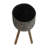 Handwoven Bamboo and Pine Wood Planters with Tripod Base, Decorative Woven Design, Durable Construction, Set of 3-1673631520-1673631527