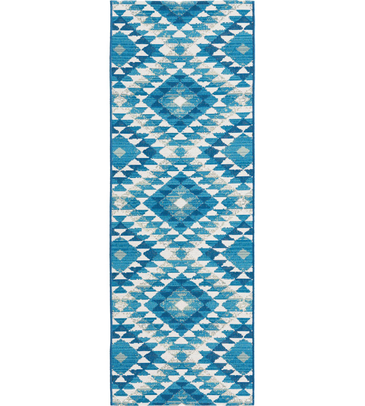 Outdoor Concord Area Rug Sky Color, Runner 2' x 6'