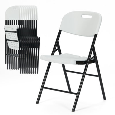 Cadell Plastic/Resin Banquet Folding Chair Folding Chair Set