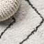 Schlosser Moroccan Diamond Shag Beige/Dark Grey Rug-673596373