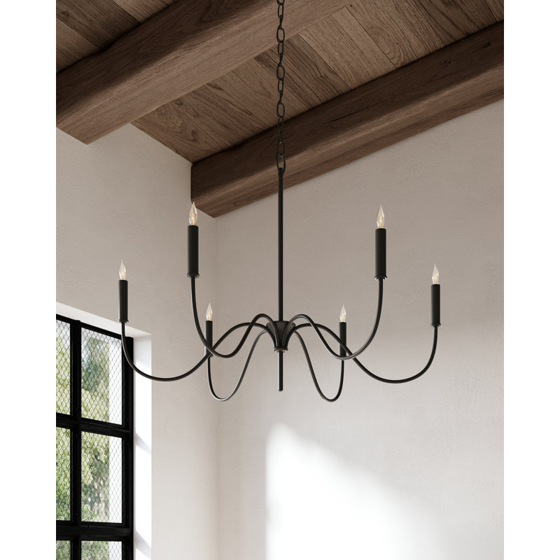 Tirrell 6 - Light Dimmable Classic / Traditional Chandelier