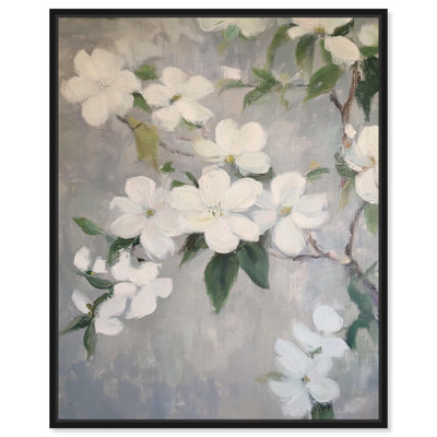 «White Flame Blossom Canvas Elegant Florals» par 