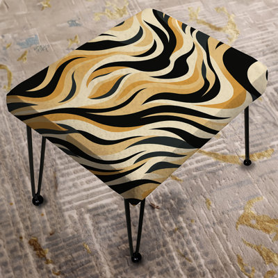 Gaine - Animal Print Rectangle Ottoman