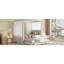 Lit simple beige avec baldaquin, lit gigogne et 3 tiroirs de rangement sous le lit-1224849296