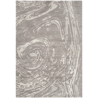 Elsabeth Tibetan Hand Loomed Viscose Abstract Rug