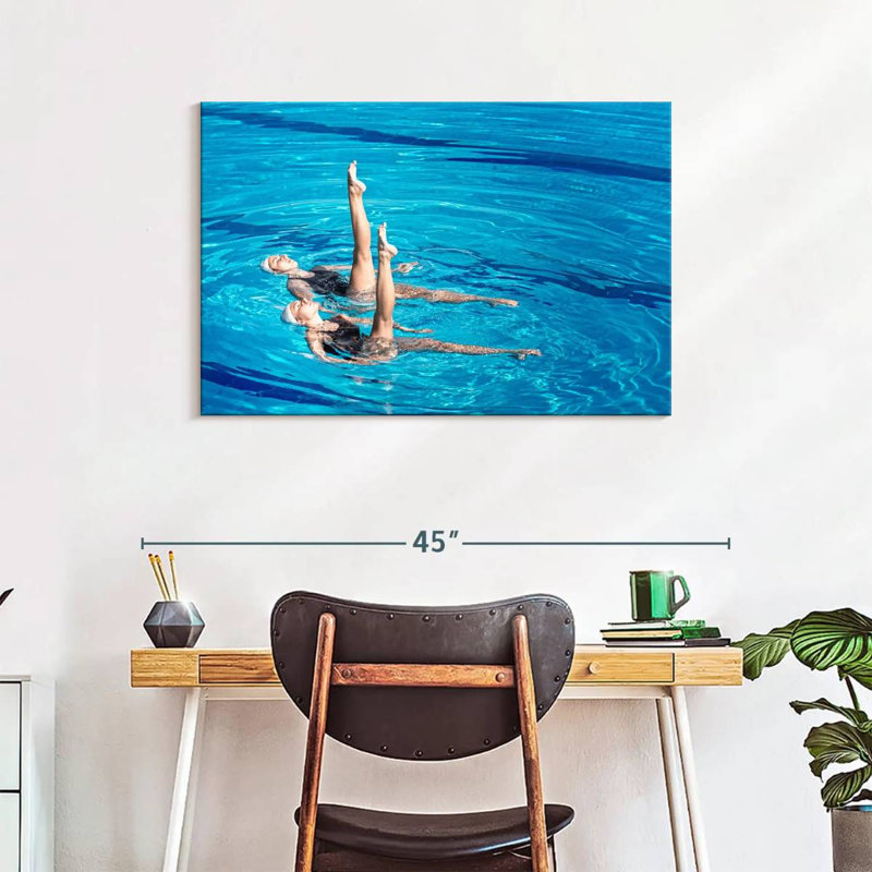 Sireci Synchronized Swimmers, 24" H x 36" W