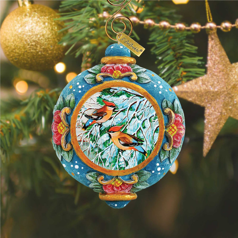 Treasured Memories Holiday Shaped Ornament, Cardinal Companions