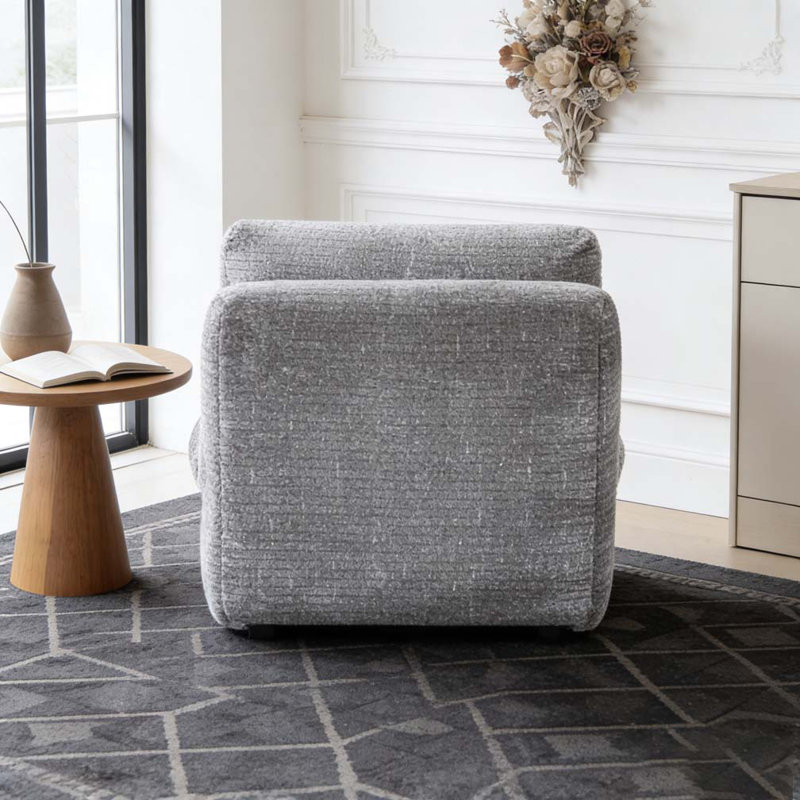 Accent sofa chair, Gray