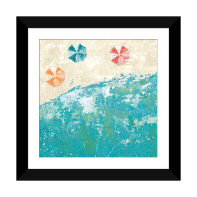 « beach days » par sarah adams, reproduction d’impression sur toile tendue