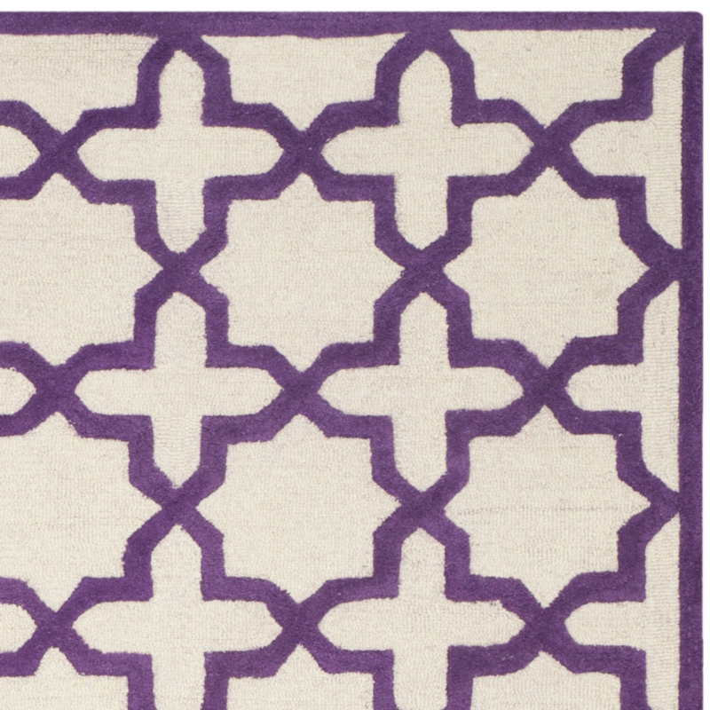 Cambridge Hand Tufted Wool Geometric Rug, Rectangle 2'6" x 4'