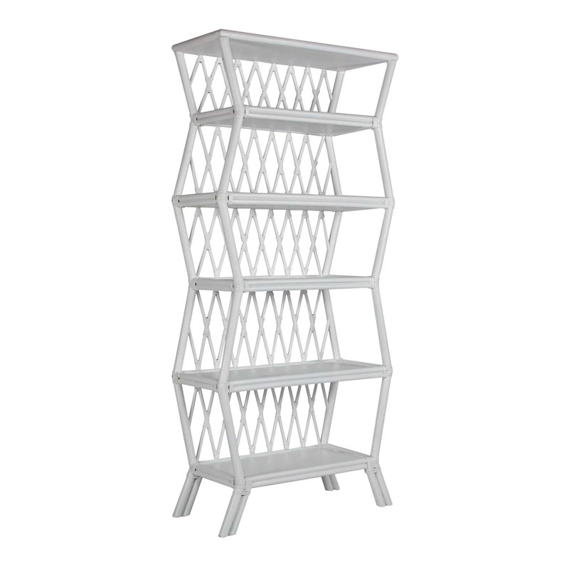 Bibliothèque étagère Newtown H 80,5 "x l 36", Blanc