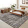 Machine Washable Rug with Rubber Backing Non-Slip Carpet for Living Room, Bedroom, Dining Room, Office, Playroom, Nursery