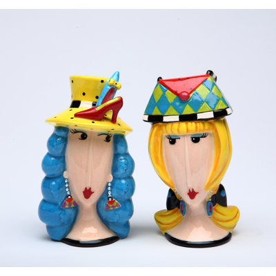 Let's Go Shopping Ladies Salt and Pepper Shakers