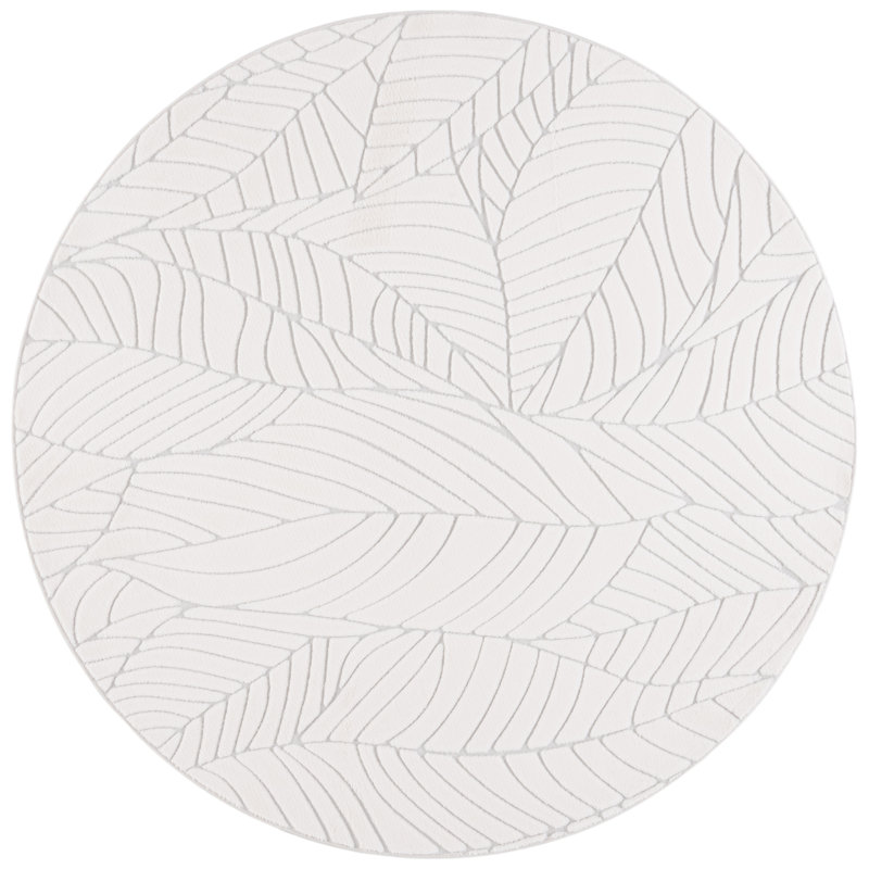 Floral Area Rug, Round 183cm