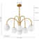 Bradrick 6 - Light Modern White Glass Globe Chandelier