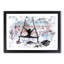 Aerialist Gymnastics at Sunset in Abstract 1 Piece Single Picture Frame Painting-55547565-55547569