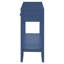 Table d'entrée 62,2 po avec 3 tiroirs, console peinte avec tablette inférieure et poignées en fer, table minimaliste pour salon, couloir, cuisine, chambre à coucher, bureau