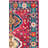 Ferrelview Hand Tufted Wool/Cotton Southwestern Rug in Blue/Red-1199644027