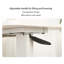 Overbed Bedside Desk, Mobile Rolling Laptop Stand Tilting Overbed Table With Wheels