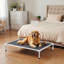 Lit surélevé pour grand chien avec lit surélevé portable TG Meslin