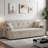 3 In 1 Convertible Sleeper Sofa Bed With Reclining Backrest, Pillows And Side Pockets-1869365435