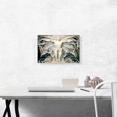 «The Grave» par William Blake, reproduction d'art sur toile tendue