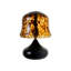 Lampe de table tortue en verre et fer