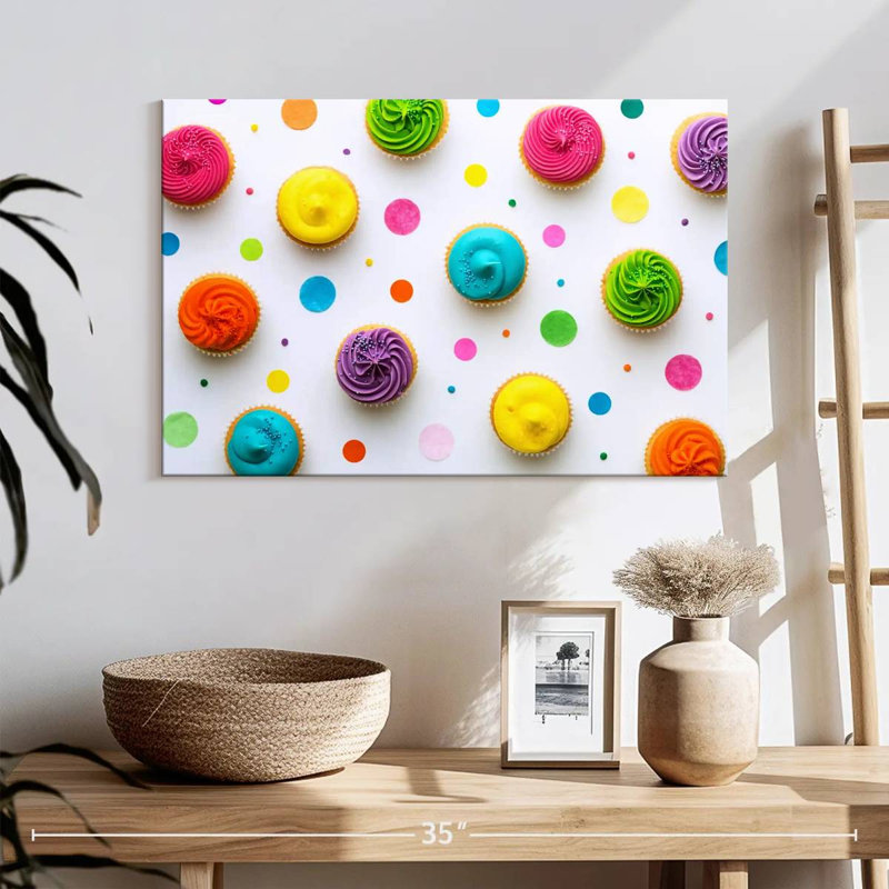 Yarlin Cupcakes, 16" H x 24" W