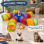 Une balle de jeu et un trou de regard interactif sont intégrés dans ce grand tunnel d'intérieur pliable en forme de S à 5 voies, adapté aux chiots, aux chatons, aux chatons et aux lapins.