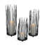 Ensemble de porte-votives en fer 3 pièces