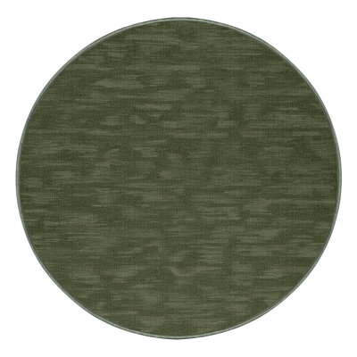 Tapis vert uni lavable à la machine