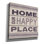 «Home - Our Happy Place» par Cindy Jacobs, art mural sur toile