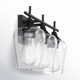 Breena 3 Light Transparent Dimmable Vanity Light