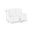 Causeuse inclinable manuelle Sonia, toile de jute touffetée gris foncé, 53 po-117559199