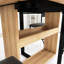 Ensemble 5 pièces de table de salle à manger extensible avec cadre de rangement